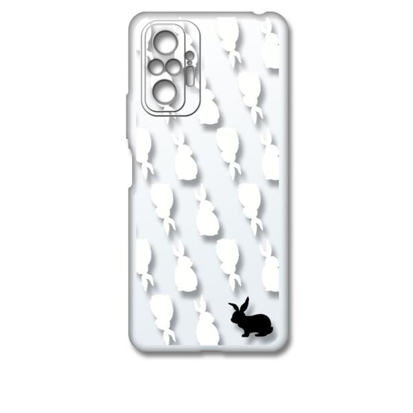 Xiaomi Redmi Note 10 Pro �N���A �n�[�h�P�[�X ����������(�z���C�g) �E�T�M ���r�b�g �X�}�z �P�[�X �X�}�[�g�t�H��