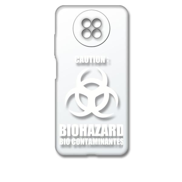 Redmi Note 9T �N���A �n�[�h�P�[�X �o�C�I�n�U�[�h BIOHAZARD ���S �i�z���C�g�j �J�o�[ �W���P�b�g �X�}�[