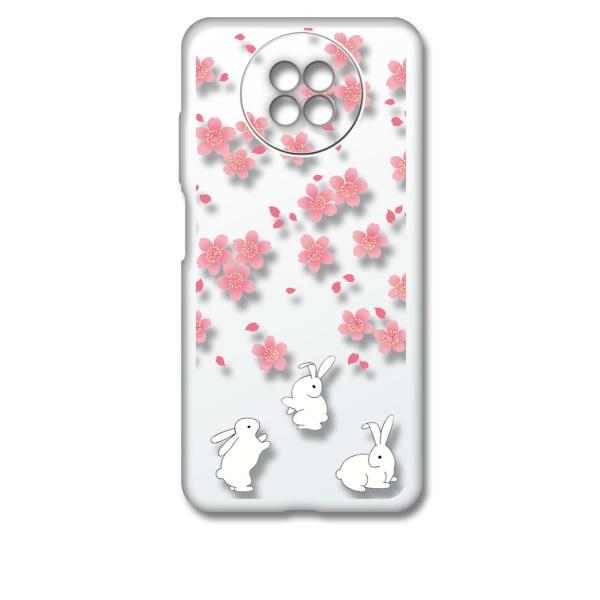 Redmi Note 9T �N���A �n�[�h�P�[�X t092 ������ �E�T�M �a�� �� �X�}�z �P�[�X �X�}�[�g�t�H�� �J�o�[ �J�X