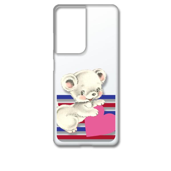 Galaxy S21 Ultra 5G SC-52B �M�����N�V�[S21�E���g��5G �P�[�X �N���A �n�[�h�P�[�X �e�f�B�x�A(�n�[�g���{�[�_�[) ���� ���g�� �X�}�z �P�[�X �X�}�[�g�t