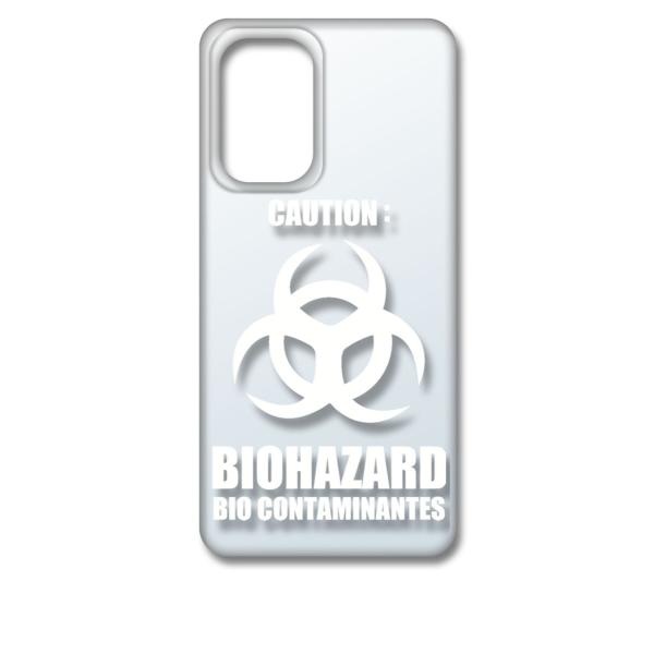 Galaxy A53 5G SC-53C SCG15 �M�����N�V�[A53 �N���A �n�[�h�P�[�X �o�C�I�n�U�[�h BIOHAZARD ���S �i�z���C�g�j �J�o�[ �W���P�b�g �X�}�[
