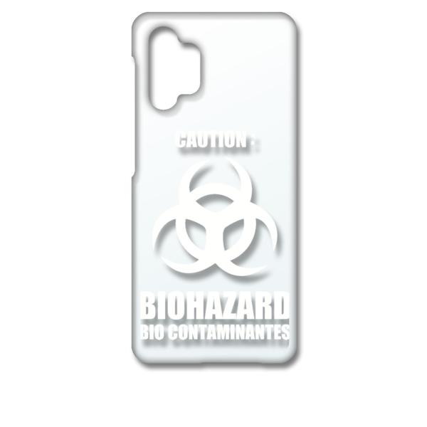 Galaxy A32 5G SCG08 �N���A �n�[�h�P�[�X �o�C�I�n�U�[�h BIOHAZARD ���S �i�z���C�g�j �J�o�[ �W���P�b�g �X�}�[