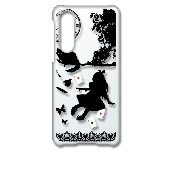 SHG02 AQUOS zero5G basic DX ANIX P[X NA n[hP[X Alice in wonderland(ubN) AX L gv X}z P[X X}