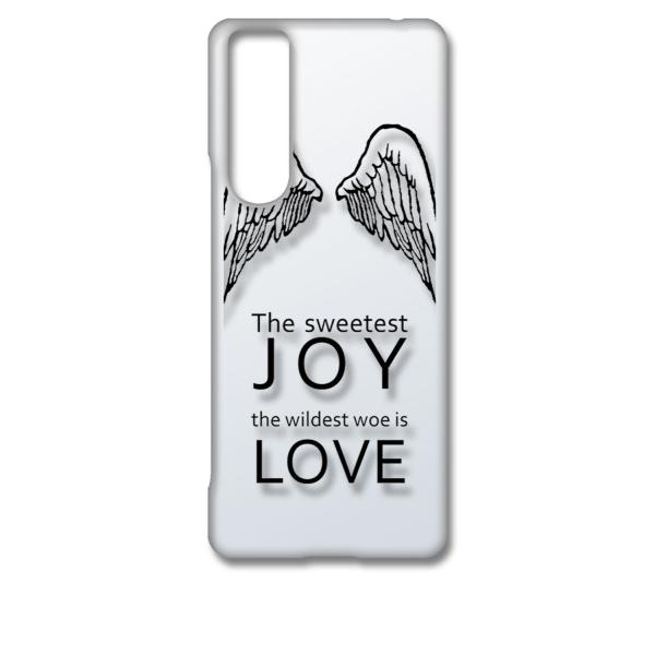 Xperia 5 III SO-53B SOG05 GNXyA5iii NA n[hP[X JOY LOVE H S X}z P[X X}[gtH Jo[ JX^ W