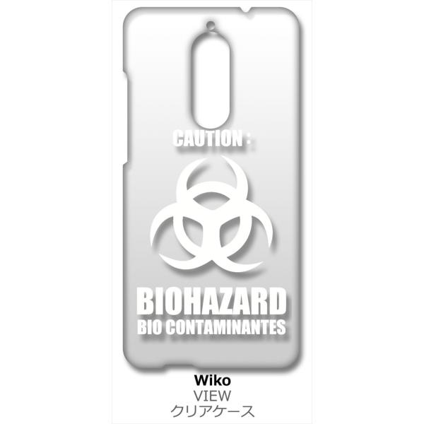 Wiko VIEW �E�C�R�E �r���[ �N���A �n�[�h�P�[�X �o�C�I�n�U�[�h BIOHAZARD ���S �i�z���C�g�j �J�o�[ �W���P�b�g �X�}�[�g�t�H�� �X�}�z�P�[�X