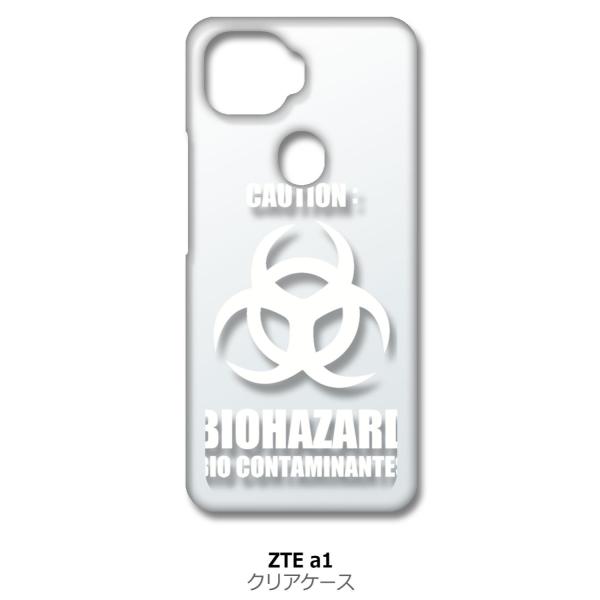 ZTE a1 ZTG01 A1 �N���A �n�[�h�P�[�X �o�C�I�n�U�[�h BIOHAZARD ���S �i�z���C�g�j �J�o�[ �W���P�b�g �X�}�[�g�t�H�� �X�}�z�P�[�X
