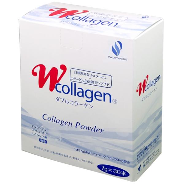 《Ｗコラーゲン》は、1本５２００ｍｇのコラーゲンと独自のバランスで配合されたヒアルロン酸、グルコサミン、コンドロイチンがあなたの健康を応援します。高分子コラーゲンに独自のコラーゲン分解技術で、細胞活性のシグナルを出す特別な2つのジペプチド（...