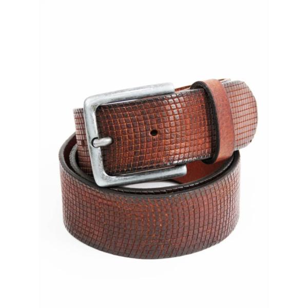 SALE!!  ROSSO ARTIGIANO (ロッソアルティジャーノ) LEATHER BELT (レザーベルト) BROWN (ブラウン)