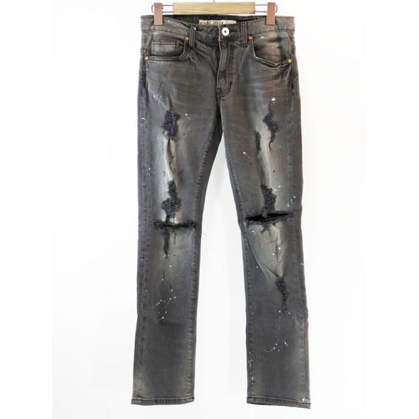 SALE!! Cote Mer (コートメール) CRASH DENIM (クラッシュデニム) グレー