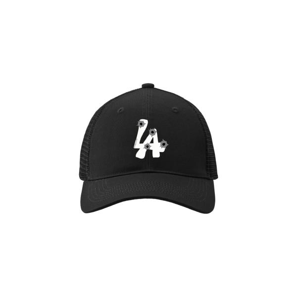 [ユニセックス] GOTHAM NYC (ゴッサムエヌワイシー ニューヨーク) 6PANEL MESH CAP ( メッシュ キャップ ) GN1311 / LA / BLACK (ブラック)