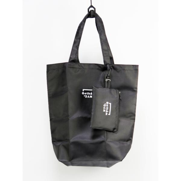 GOTHAM NYC (ゴッサム) ECO BAG (エコバッグ) BLACK (ブラック)　TOTE BAG (トートバッグ)