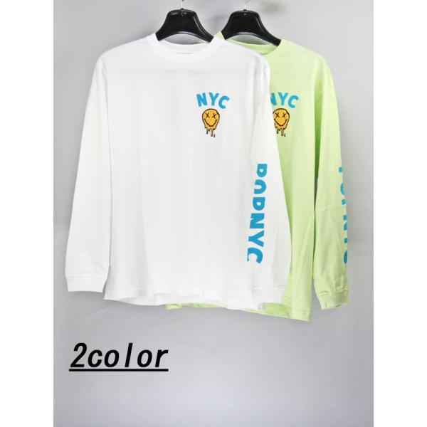 SALE!! 50%OFF OVER!!  [ 2color ] GOTHAM NYC (ゴッサム エヌワイシー)   L/S TEE (ロンT) GN912 / WHITE (ホワイト) / LIME (ライム)