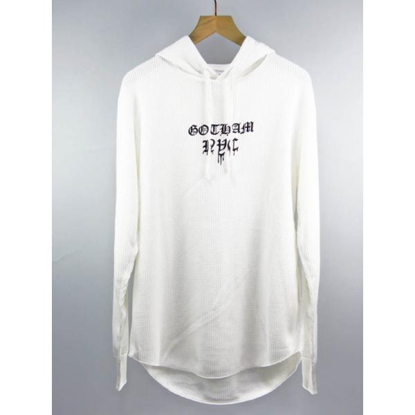 SALE!! GOTHAM NYC (ゴッサム) THERMAL PULLOVER PARKA (サーマルプルオーバー パーカー) GO-043 / WHITE (ホワイト)