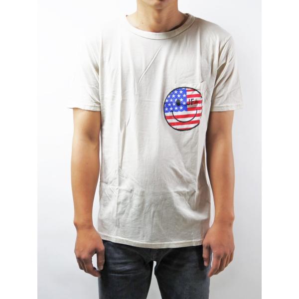 SALE!!  JUNKFOOD (ジャンクフード) Tee (Tシャツ) 胸ポケ/ IVORY