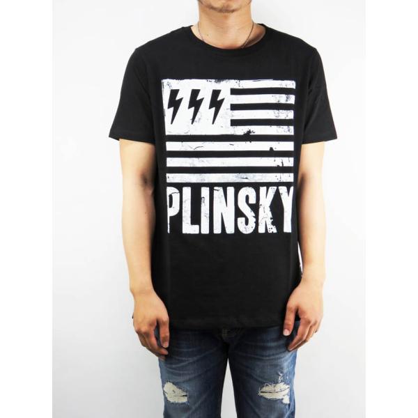 SALE!! PLINSKY (プリンスキー) S/S TEE (Ｔシャツ) BLACK (ブラック)