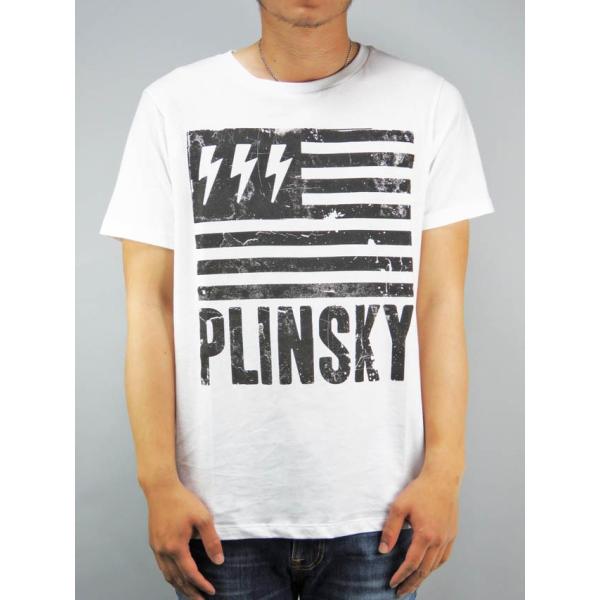 SALE!!  PLINSKY (プリンスキー) S/S TEE (Ｔシャツ) WHITE (ホワイト)