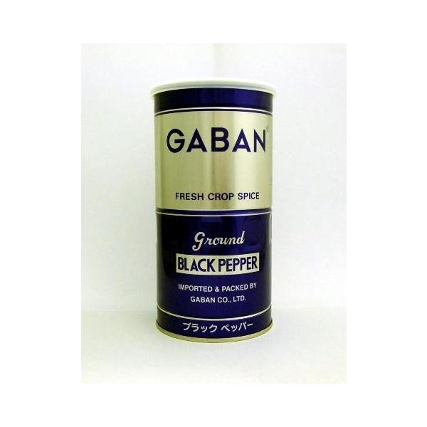 GABAN（ギャバン）　業務用　ブラックペッパー　420ｇ　丸缶　グラウンド