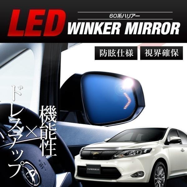 Toyota 60系前期後期ハリアー ウインカーブルーミラーレンズ シェアスタイル Ss Parts Winkermirror 60harrier Led Hidの老舗シェアスタイル 通販 Yahoo ショッピング