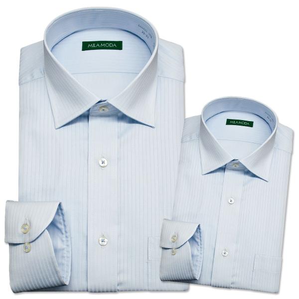 ■ワイシャツ ■綿：50%/ポリエステル：50% ■長袖ワイシャツ ■形態安定加工 ■防汚加工 ■コンバーチブルカフス（カフリンクス対応） 【MILA MODA ワイシャツ】 ※写真は一例です。柄はお選びいただけません。当店のお任せになりま...