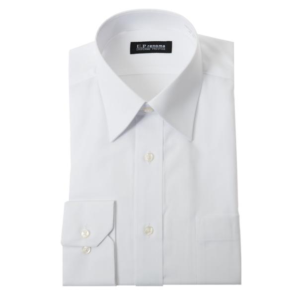 renoma L ポリエステルシャツ　ホワイト ss1946_ged-100