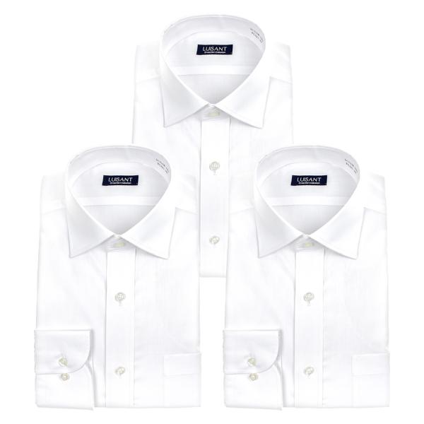 型番：UND108-100/3枚セット 形態安定：あり 袖：長袖 素材： ポリエステル 65% / 綿35% サイズ：S / M / L / LL / 3L / 4L ポケット：左胸ポケット有り カフス：シングルカフス※カフリンクスは装着す...