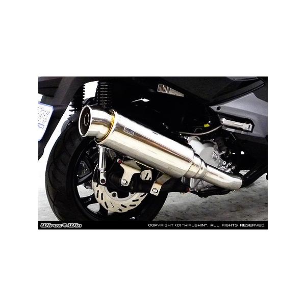ジョイマックス125i ステンレス マフラー WirusWin SYM ジョイマックス125i（GTS125i） ステップマフラー