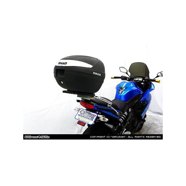 WirusWin ニンジャ Ninja400R・ER-4n(ER400B) SHAD製リアボックス付き 