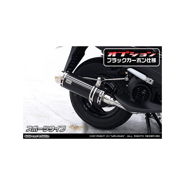 WirusWin アクシスZ(8BJ-SEJ6J) ロイヤルマフラー ブラックカーボン