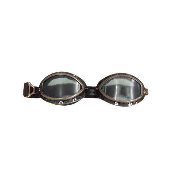 ビンテージヘルメット用の汎用ゴーグルです！元々ヘルメットについていたゴーグルの劣化交換等にオススメです！○メーカー：ユニカー工業○カラー：丸 ブラウン