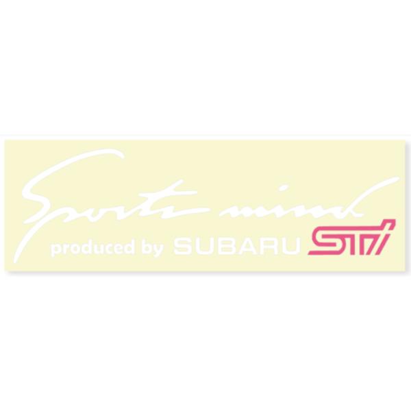 スポーツマインドスバルSTIバージョンステッカーSTI　ピンク