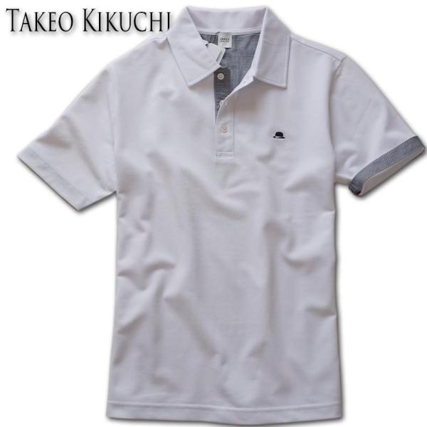 レターパック対応可 タケオキクチ Takeo Kikuchi ハット刺繍 鹿子ポロシャツ ホワイト M L Ll 日本製 Buyee Buyee Japanese Proxy Service Buy From Japan Bot Online