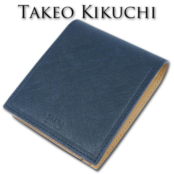 未使用　タケオキクチ ラウンドジップ 型押し 牛革 TAKEO KIKUCHI 未使用 タケオキクチ ラウンドジップ 型押し 牛革 TAKEO KIKUCHI