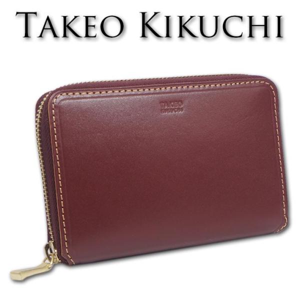 新品★TAKEO KIKUCHI★長財布★ボルドー 長財布 TAKEO KIKUCHI 赤(ボルドー系)