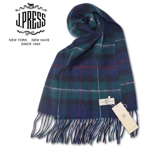 J.PRESS（J.プレス） ジェイプレス J.PRESS MEN チェック柄 カシミヤ混