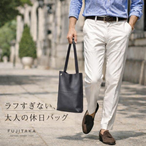 新品29700円FUJITAKA レザーサブバッグB5 678701 FUJITAKA フジタカ レザー マルチトートバッグ シーム 678701 FUJITAKA