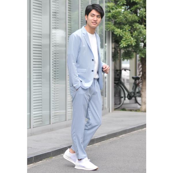 サマージャケット メンズ 春夏秋 テーラードジャケット 細め タイト カジュアル アウター ストレッチ 青 黒 サックスブルー グレー ブラック M L Xl Ll 2l Buyee Buyee Japanese Proxy Service Buy From Japan Bot Online