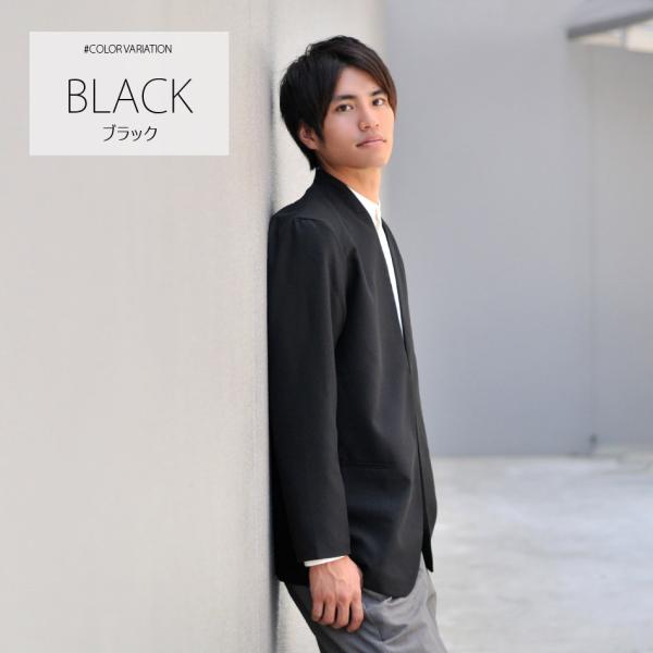 Evolution エボリューション ジャケット メンズ ロングジャケット 春秋冬 ノーカラー スーツ生地 ブラック 黒 M L Xl Ll 2l Buyee Buyee Japanese Proxy Service Buy From Japan Bot Online