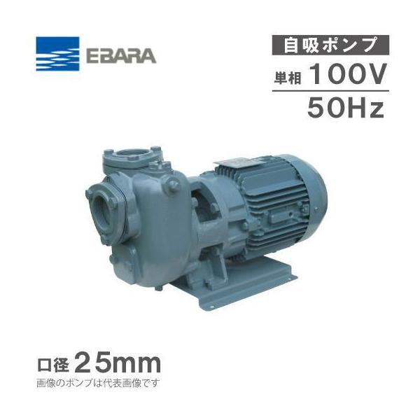 エバラポンプ 自吸式ポンプ 25SQFD5.25SA 50HZ/100V 給水ポンプ 排水