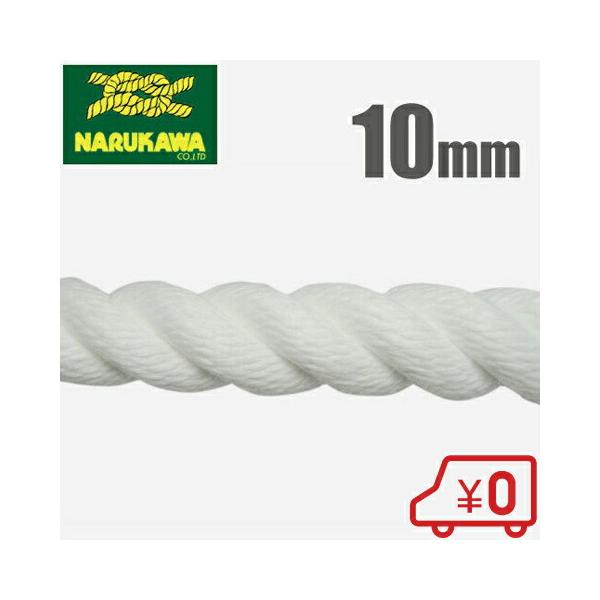 アンカーロープ スパンエステルロープ 10mm×100m エステルスパンロープ トラックロープ 生川