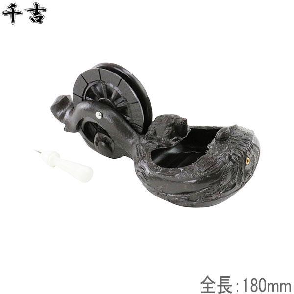 千吉 糸用 墨つぼ 墨坪 廻手ナシ 180mm 大工道具 墨出し器 : エスエス