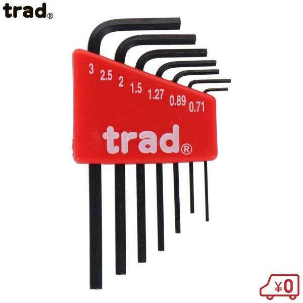 trad 六角レンチセット 六角棒レンチセット TMH-7 7本 0.71mm 0.89mm