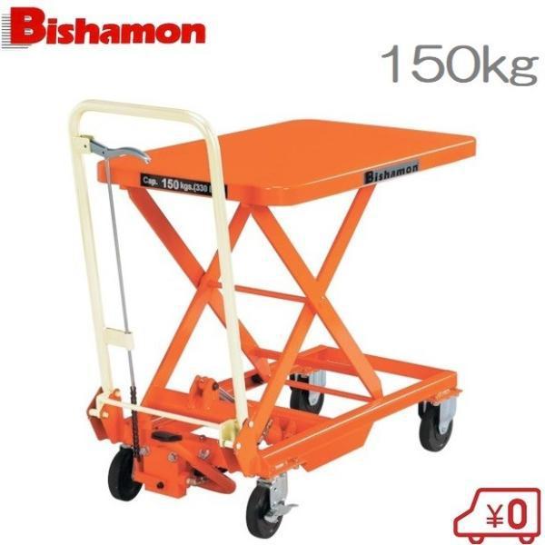 Bishamon ビシャモン 油圧式昇降型台車 BX15 150kg 作業 運搬 移動 