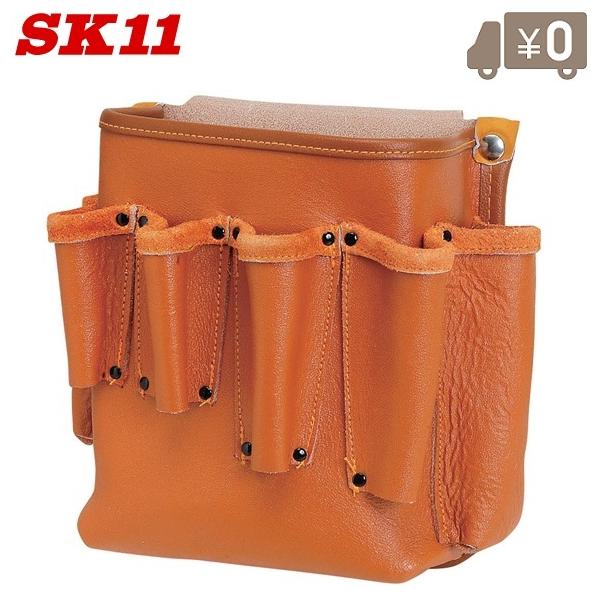 SK11 電工腰袋 革製 SEDK-MH 腰袋 釘袋 かっこいい 工具差し 工具袋