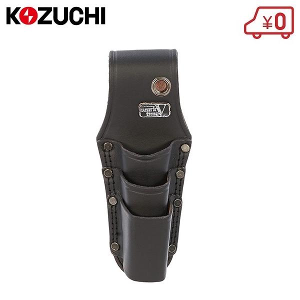SLP WORKS 工具ケース コヅチ 腰袋 工具差し 3段 牛黒床皮 WTV-301 ペンチ差し 工具