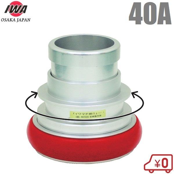 岩崎 回転式 媒介金具 イワマチ媒介 40A×40A 町野カップリング
