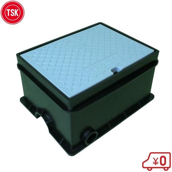 TSK 散水栓ボックス 樹脂製 SB-4 ミカゲ 水抜き穴付 散水 TSK 散水栓ボックス 樹脂製 SB-4 ミカゲ 水抜き穴付 散水