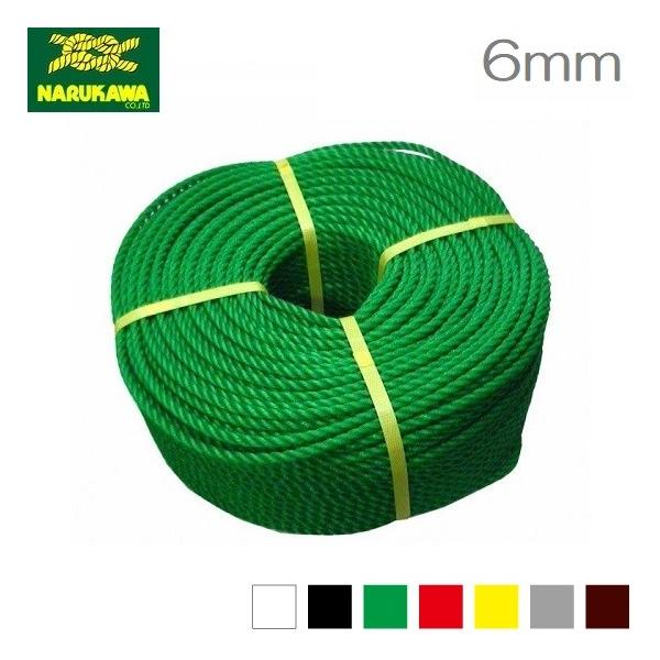 出群 ユタカメイク ロープ ＰＥロープ巻物 １２φ×２００ｍ グリーン 1巻 品番