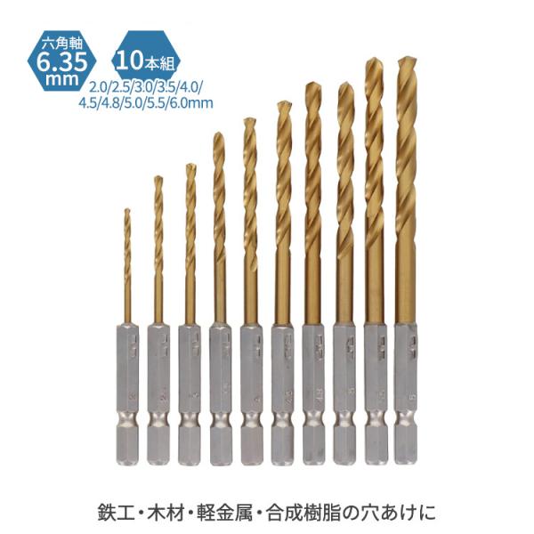 CK 10�{�g�Z�p��6.35mm �`�^���h�����n�Z�b�g 2mm�`6mm �S�H�؍H�y���������� �h�����r�b�g