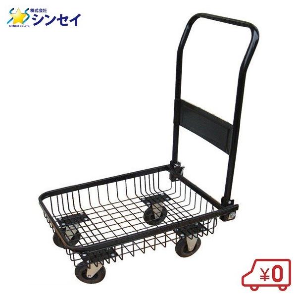 メッシュ 台車 折りたたみ 軽量 コンパクト 耐荷重 40kg 手押し