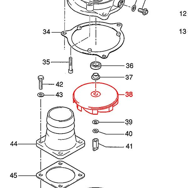 ツルミポンプ 水中ポンプ ポンプ用 羽根車 インペラ HS3.75SL用 鶴見